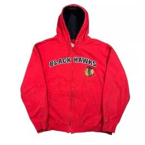 Red Blackhawks Hoodie - Mens size large